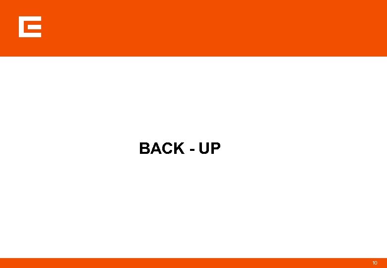 BACK - UP 10 