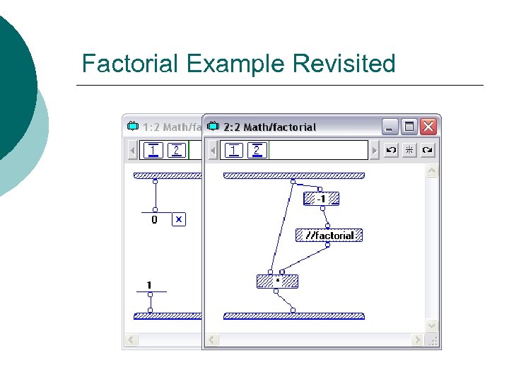 Factorial Example Revisited 