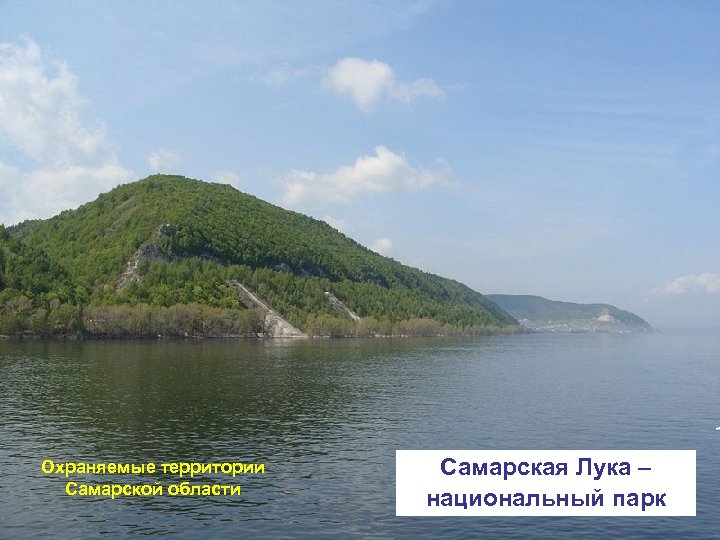 Охраняемые территории Самарской области Самарская Лука – национальный парк 