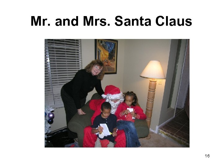 Mr. and Mrs. Santa Claus 16 