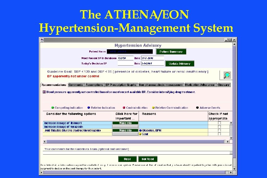 The ATHENA/EON Hypertension-Management System 