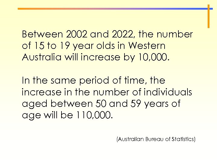 Between 2002 and 2022, the number of 15 to 19 year olds in Western