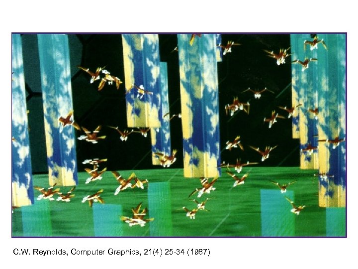 C. W. Reynolds, Computer Graphics, 21(4) 25 -34 (1987) 