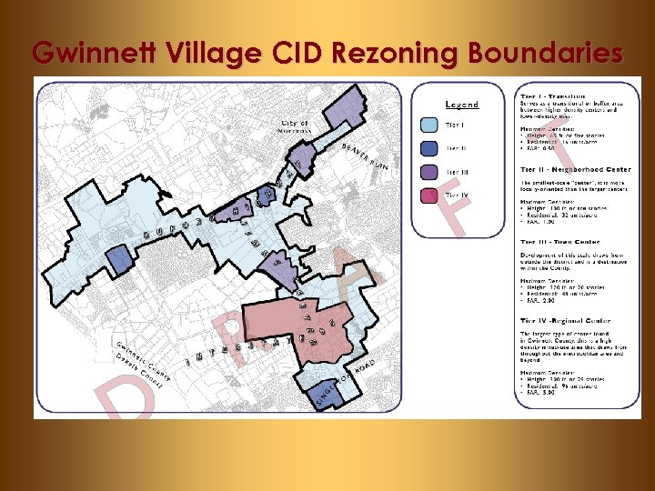 Gwinnett Village CID Rezoning Boundaries 