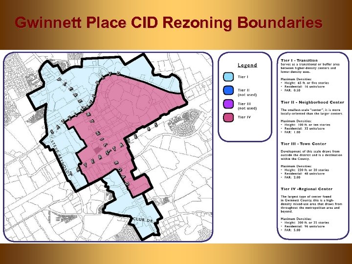 Gwinnett Place CID Rezoning Boundaries 