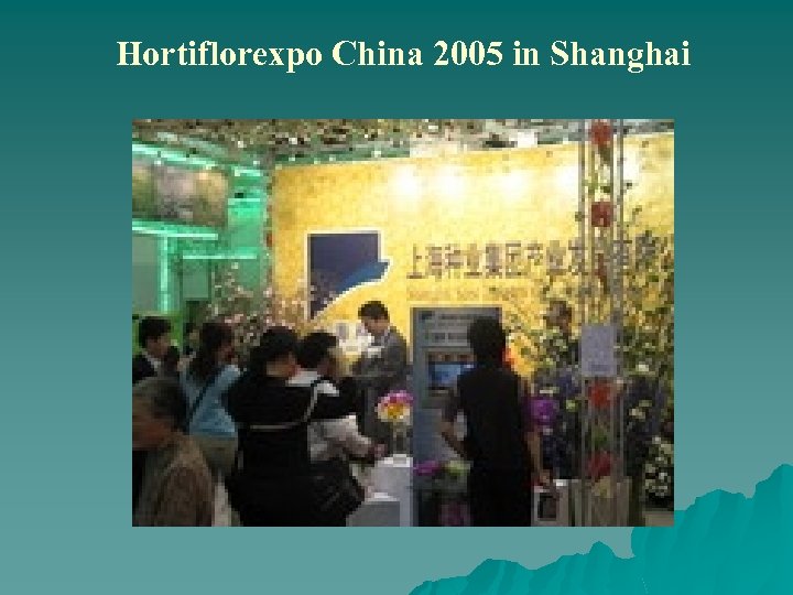 Hortiflorexpo China 2005 in Shanghai 