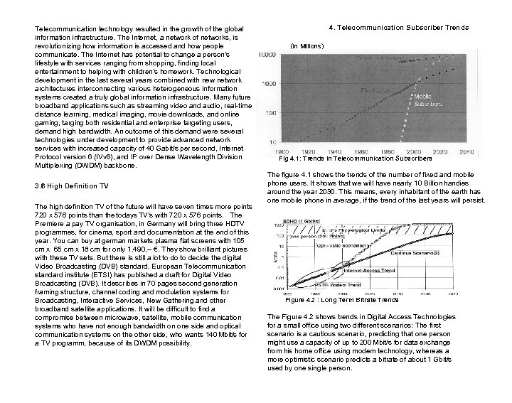 Telecommunication technology resulted in the growth of the global information infrastructure. The Internet, a