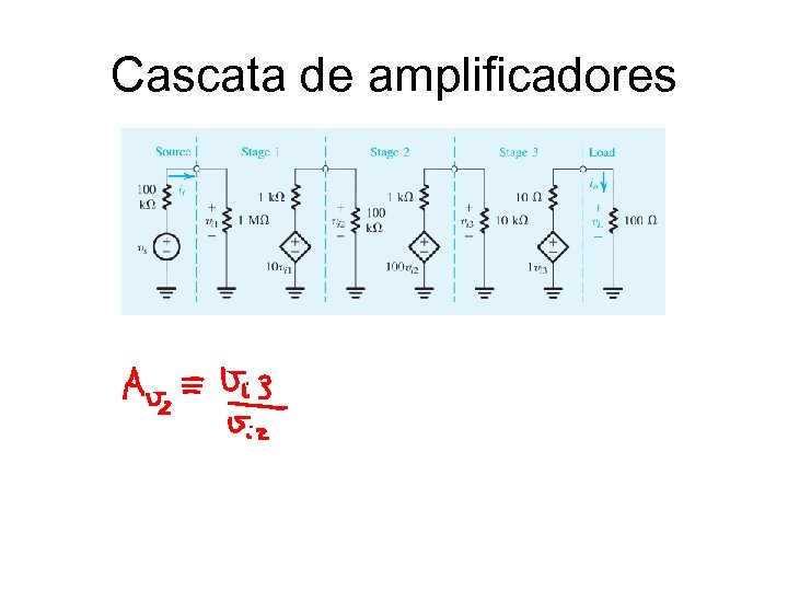 Cascata de amplificadores 