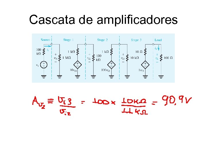 Cascata de amplificadores 