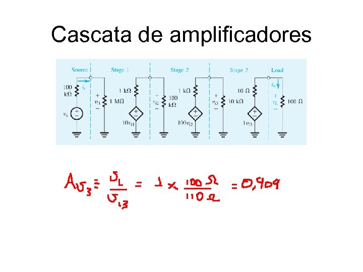 Cascata de amplificadores 