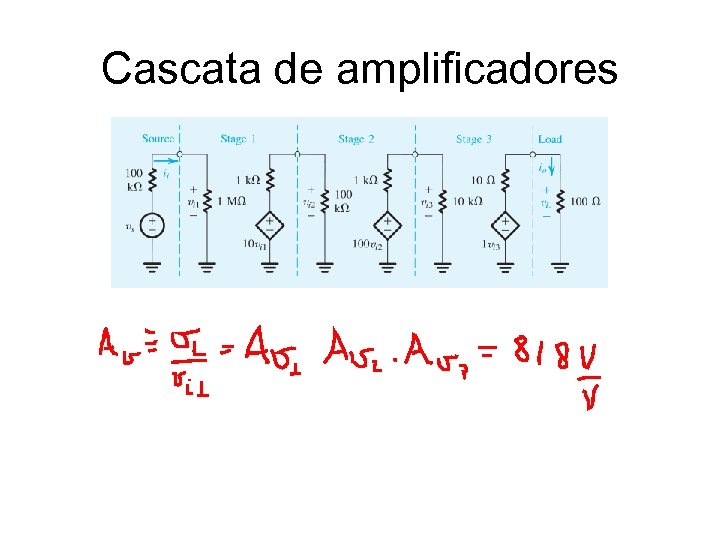 Cascata de amplificadores 
