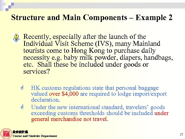 Structure and Main Components – Example 2 Recently, especially after the launch of the