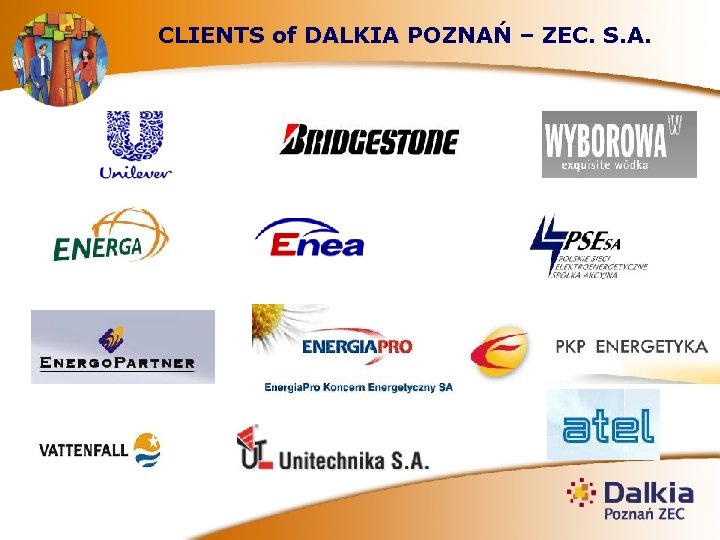CLIENTS of DALKIA POZNAŃ – ZEC. S. A. 
