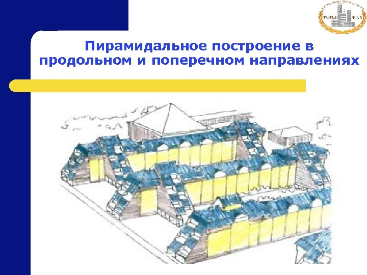 Пирамидальное построение в продольном и поперечном направлениях 