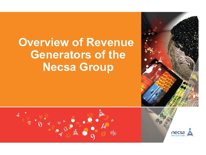 Overview of Revenue Generators of the Necsa Group 