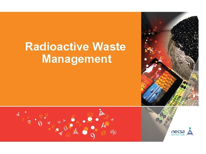 Radioactive Waste Management 