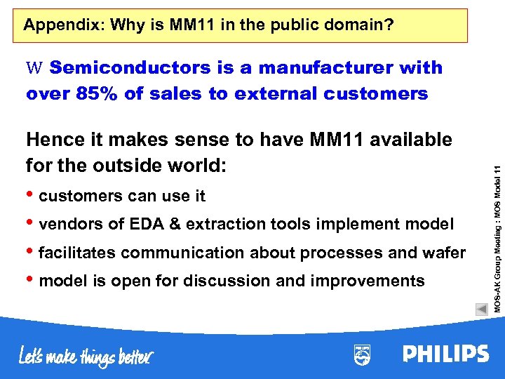 Appendix: Why is MM 11 in the public domain? Hence it makes sense to
