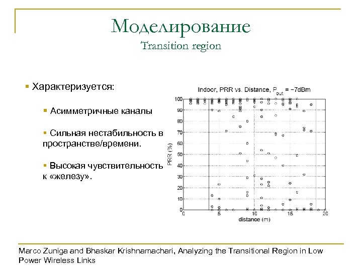 Моделирование Transition region § Характеризуется: § Асимметричные каналы § Сильная нестабильность в пространстве/времени. §