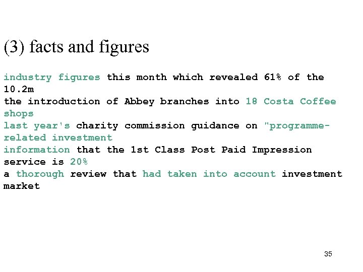 (3) facts and figures industry figures this month which revealed 61% of the 10.