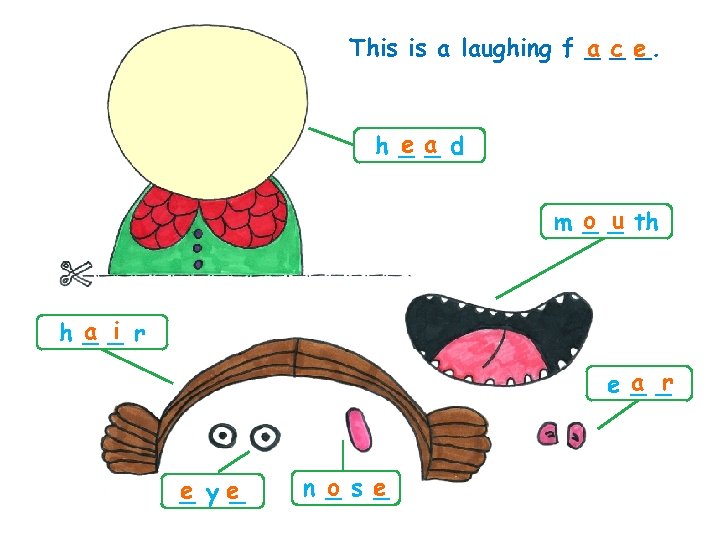 This is a laughing f _ _ e a c _. e _ h