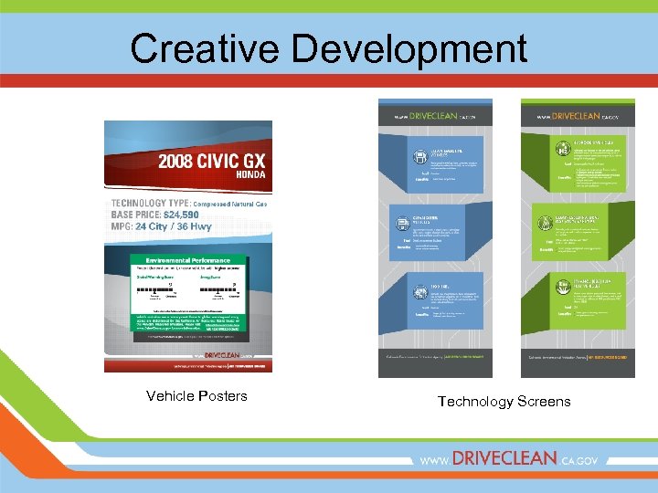 Creative Development Vehicle Posters Technology Screens 