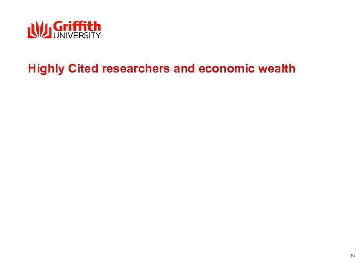 Highly Cited researchers and economic wealth 19 