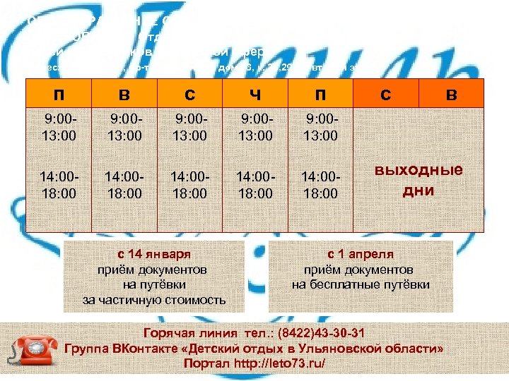 ОГКУ «УПРАВЛЕНИЕ ОБЕСПЕЧЕНИЯ ДЕЯТЕЛЬНОСТИ В СФЕРЕ ОБРАЗОВАНИЯ» Отдел организации отдыха и оздоровления детей и