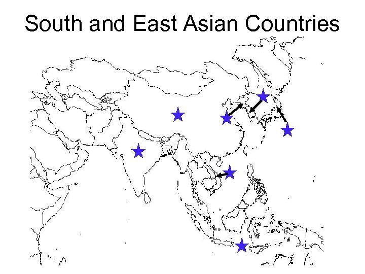 South and East Asian Countries 