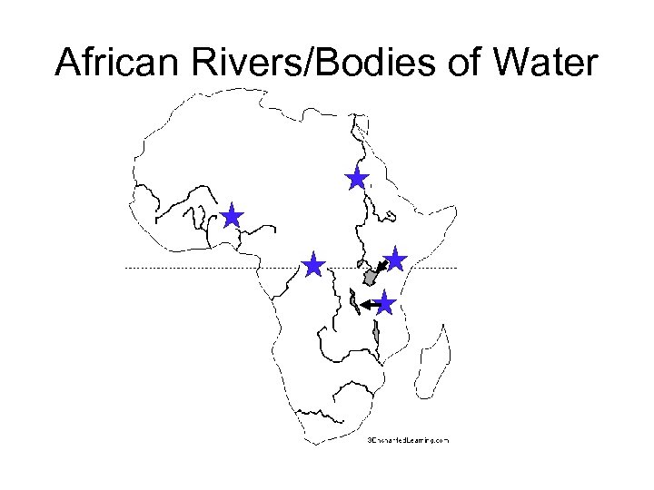 African Rivers/Bodies of Water 