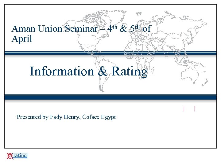 Aman Union Seminar – 4 th & 5 th of April Information & Rating