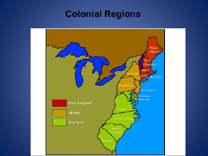 Colonial Regions 