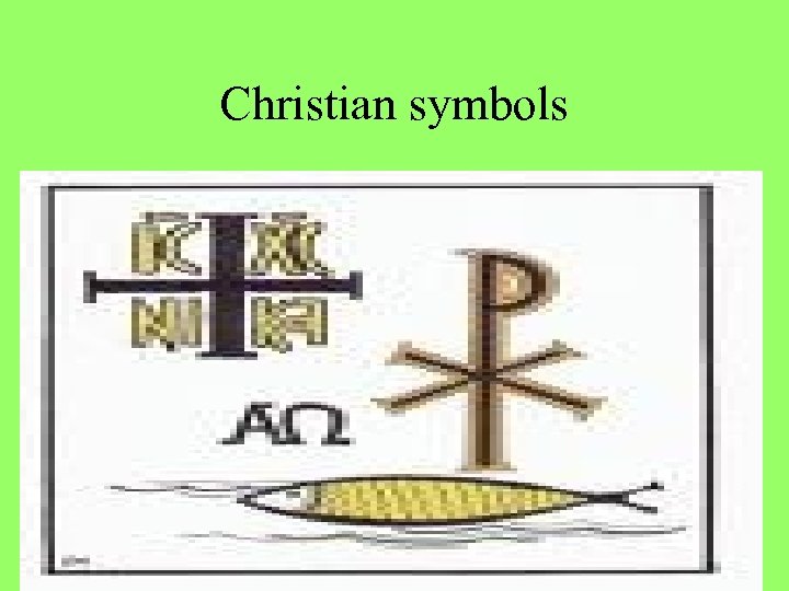 Christian symbols 