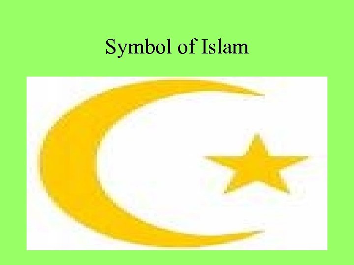 Symbol of Islam 