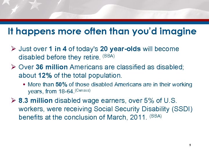 It happens more often than you'd imagine Ø Just over 1 in 4 of