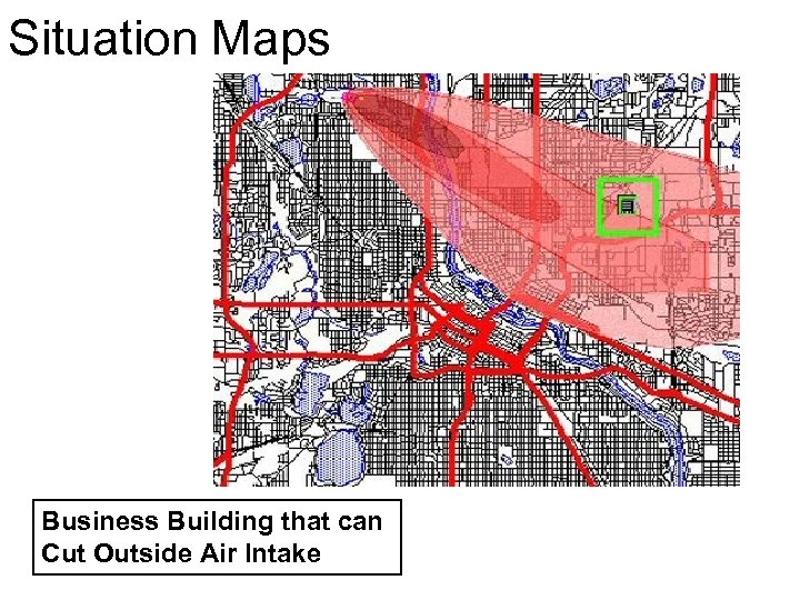 Situation Maps Business Building that can Cut Outside Air Intake 