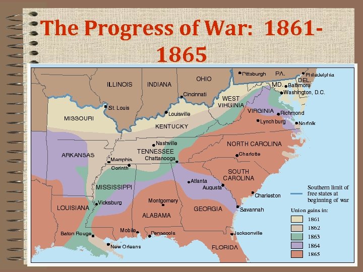 The Progress of War: 18611865 