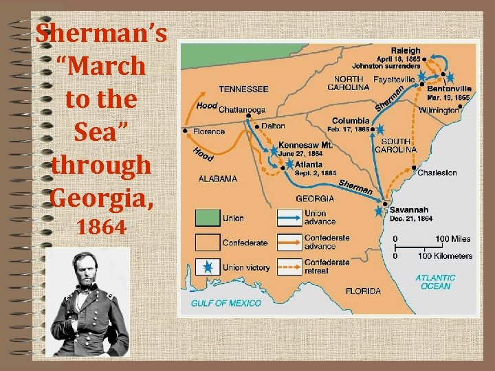 Sherman’s “March to the Sea” through Georgia, 1864 