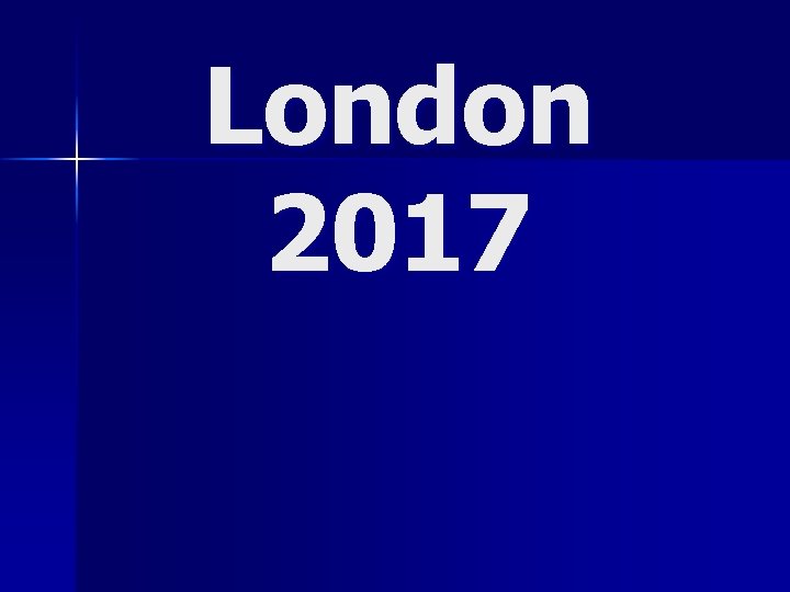 London 2017 