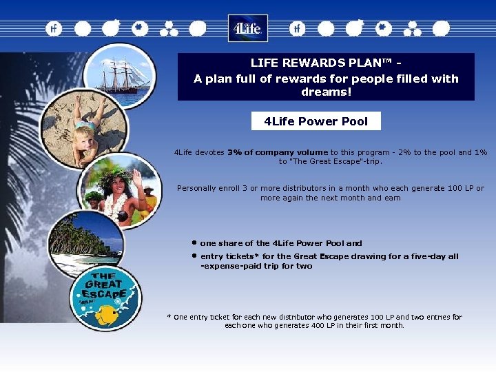 LIFE REWARDS PLAN™ - A plan full of rewards for people filled with dreams!