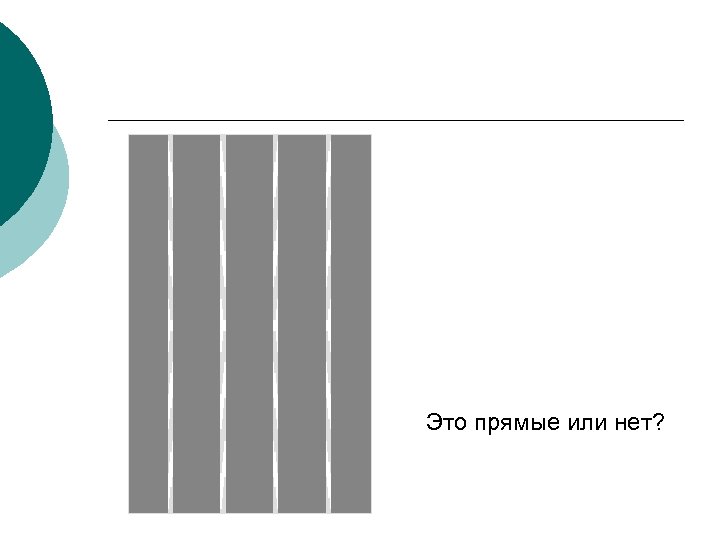 Это прямые или нет? 