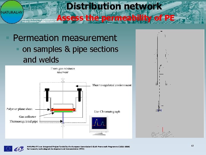 Distribution network Assess the permeability of PE Preparing for the Hydrogen Economy by Using