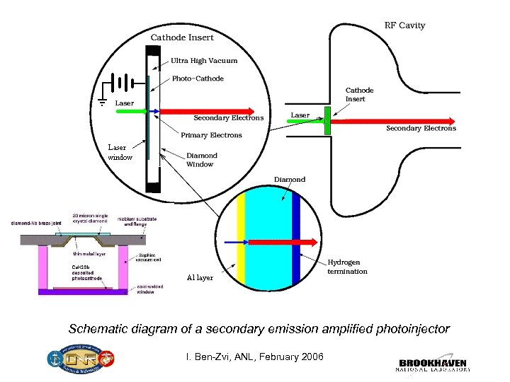 Schematic diagram of a secondary emission amplified photoinjector I. Ben-Zvi, ANL, February 2006 