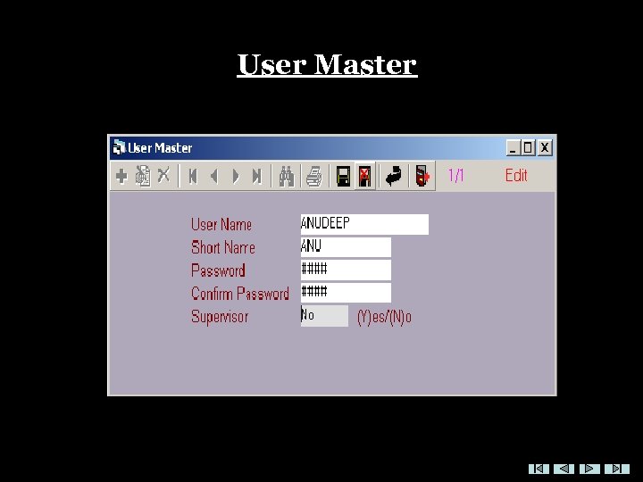User Master 