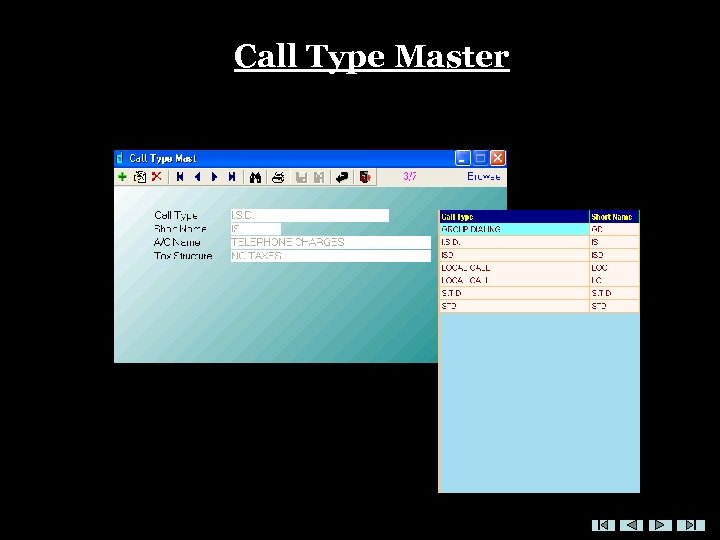 Call Type Master 