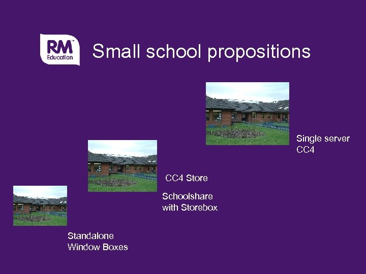 Small school propositions Single server CC 4 Store Schoolshare with Storebox Standalone Window Boxes