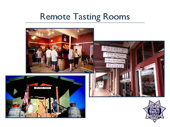 Remote Tasting Rooms 