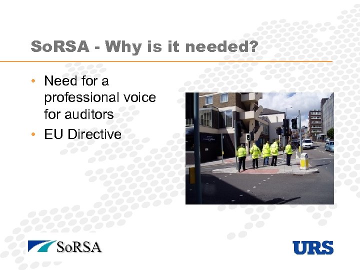 So. RSA - Why is it needed? • Need for a professional voice for