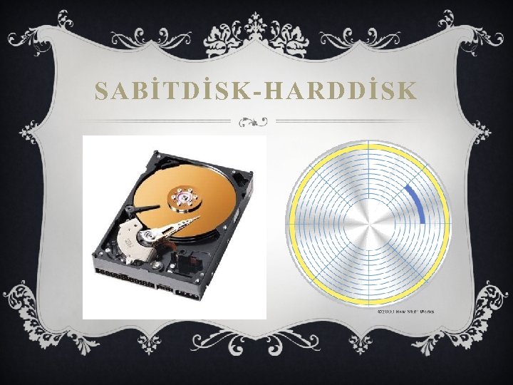 SABİTDİSK-HARDDİSK 