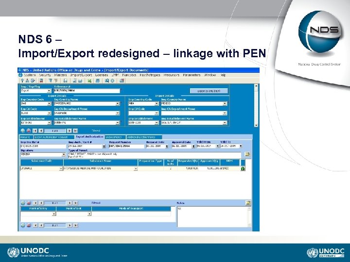 NDS 6 – Import/Export redesigned – linkage with PEN 