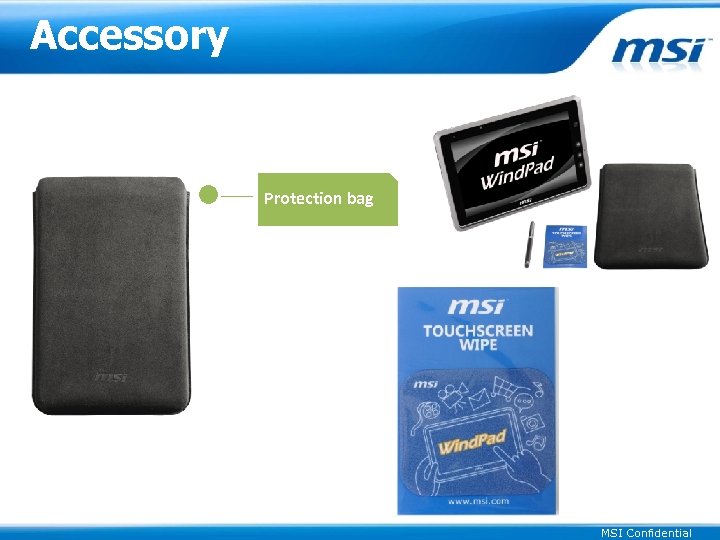 Accessory Protection bag MSI Confidential 